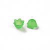 Transparent Acrylic Beads Caps X-PL543-9-5