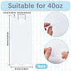8Pcs Acrylic Heat Transfer Big Pendants FIND-SP0003-09A-2