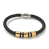 Braided Microfiber Leather Cord Bracelets BJEW-Q010-02A-4