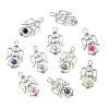 60Pcs 15 Colors Acrylic Pendants PALLOY-CJ00097-9