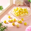 45Pcs 3 Colors Round Silicone Focal Beads SIL-TAD0001-01D-5