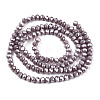 Electroplate Glass Beads Strands LS-EGLA-A034-P8mm-B19-2