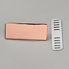 Alloy Blank Rectangle Label Tags FIND-WH0173-409D-RG-1