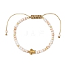 Glass Seed Beads Braided Bead Bracelets BJEW-JB13836-3