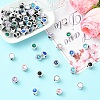 Alloy Acrylic European Beads FIND-YWC0011-04A-5