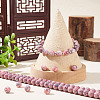 1 Strand Baking Paint Glass Beads Strands DGLA-TADJ0001-01E-5