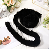 2Pcs 2 Colors Faux Fur Chenille Stick Fabric Roll for Christmas Tree Decor or Wreath Bows Craft FIND-CY0002-10A-3