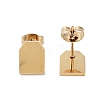 PVD Vacuum Plating 304 Stainless Steel Stud Earrings for Women EJEW-A048-46K-G-2