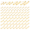 200Pcs 4 Styles Iron Back Bar Pins IFIN-ME0001-21B-1