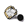 Carton White Cat Alloy Enamel Pins JEWB-K023-05EB-02-3