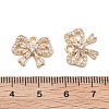 Brass Micro Pave Cubic Zirconia Pendants KK-B125-23G-02-2