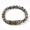 Natural Zebra Jasper Beads Stretch Bracelets BJEW-T022-04D-2