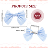 Polyester & Alloy & Iron Clamp DIY-WH0591-095B-2