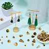 100Pcs 10 Styles Tibetan Styles Alloy Bead Cone & Caps FIND-SP0020-73B-4