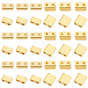 200Pcs 2 Styles Electroplate Glass Seed Beads SEED-BBC0001-01-7