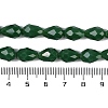 Opaque Solid Color Imitation Jade Beads Strands EGLA-N013-P8mm-D04-4