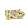 Brass Micro Pave Cubic Zirconia Pendants KK-P290-01G-3