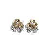 Alloy & Imitation Pearl Stud Earrings WG51E44-01-6