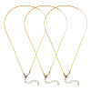 10Pcs Cotton & Metallic Cord Necklace Making NJEW-TAC0055-1