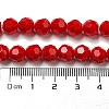 Opaque Glass Beads Stands EGLA-A035-P8mm-D16-5