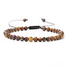 Adjustable Women's Tiger Eye Beaded Bracelet LS-CN3407-49-1