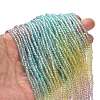 Transparent Painted Glass Beads Strands X1-DGLA-A034-T2mm-A15-2