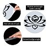 Gorgecraft Plastic Drawing Painting Stencils Templates DIY-GF0006-02B-3