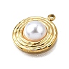Plastic Pearl Pendants LS-STAS-Q360-03A-G-2