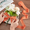 10M Polyester Frayed Ribbon OCOR-WH0094-01C-3