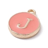 (Defective Closeout Sale Border damaged) Golden Plated Alloy Enamel Charms LS-ENAM-XCP0001-20J-4