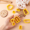 FASHEWELRY 18Pcs 18 Style Plastic Clay Cutters DIY-FW0001-21-15