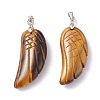 Natural Tiger Eye Pendants G-I314-01P-11-2