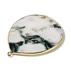 Natural Moss Agate Pendants G-E526-01M-7