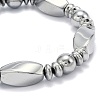 Non-magnetic Synthetic Hematite Stretchy Bracelets BJEW-K001-03A-2