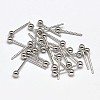 925 Sterling Silver Ear Stud Findings STER-F015-05D-2