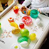 20Pcs Resin Simulation Garlic Model AJEW-CA0004-64-6
