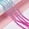 Transparent Glass Beads Strands GLAA-E036-07I-3