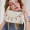 Fruit Alloy Enamel Pendant Purse Chains AJEW-AB00097-3