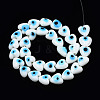 Handmade Evil Eye Lampwork Beads Strands LAMP-N029-010K-2