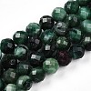 Natural Fuchsite Beads Strands G-T140-20B-1