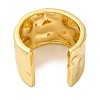 Rack Plating Brass Open Cuff Rings RJEW-S242-14G-3