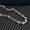 6MM 304 Stainless Steel Oval Link Chain Bracelets SA-CBA2696-19P-3