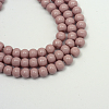 Painted Glass Beads Strands X-DGLA-S071-10mm-B24-1