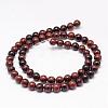 Natural Mahogany Obsidian Bead Strands G-K153-B17-12mm-2