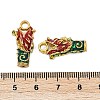 Alloy Enamel Pendants FIND-A049-12G-3