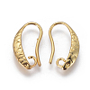 Brass Earring Hooks KK-E779-03G-1