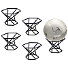 Iron Crystal Ball Holders ODIS-WH0030-150-1