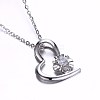 925 Sterling Silver Pendant Necklaces NJEW-BB33948-1