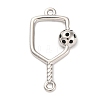 Brass Black Enamel Connector Charms LS-KK-NH0005-02P-1