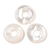 Natural White Shell Pendants SSHEL-C012-19-1